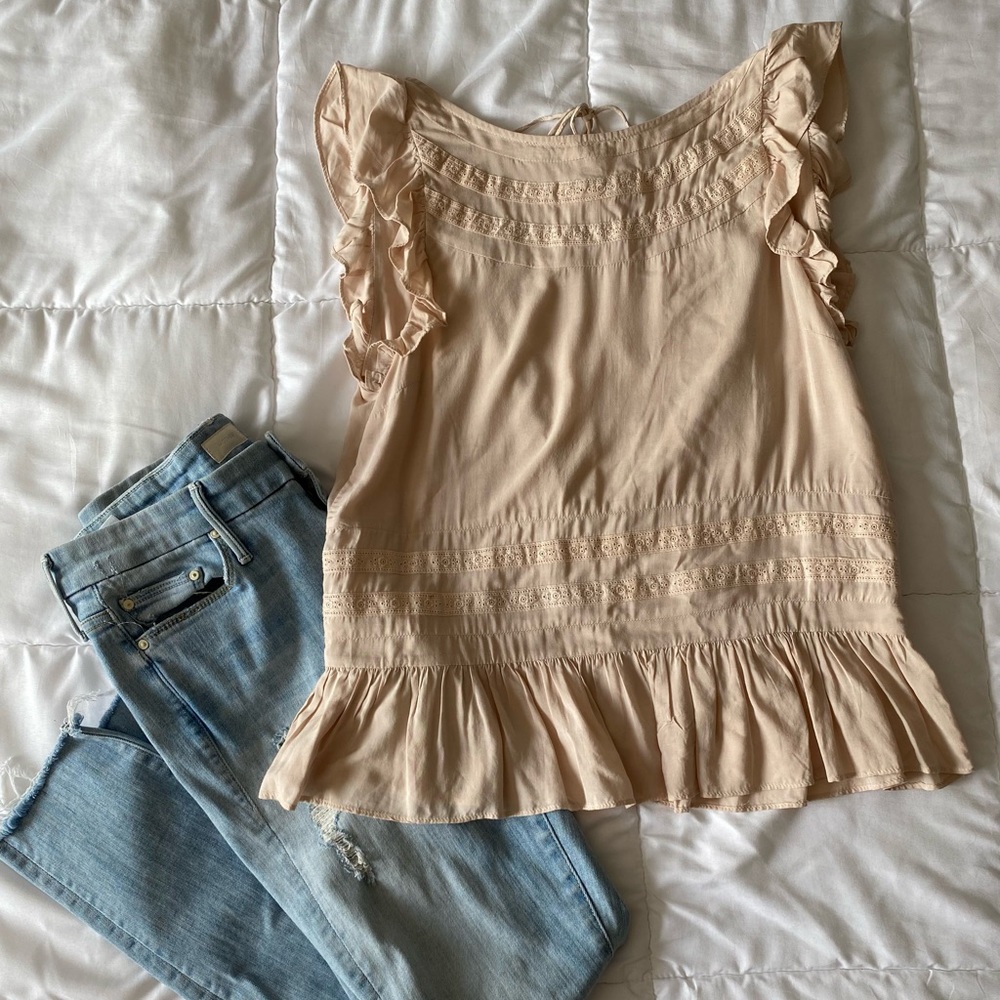 Flannel America Sleeveless Top